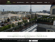 Tablet Screenshot of jardinsdelorangerie.com